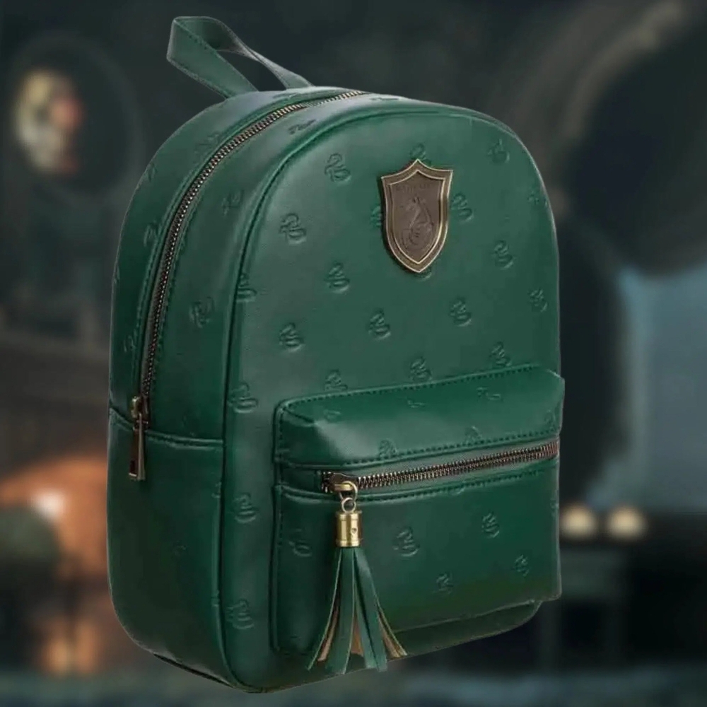 Dark Green Harry Potter Slytherin Mini Backpack